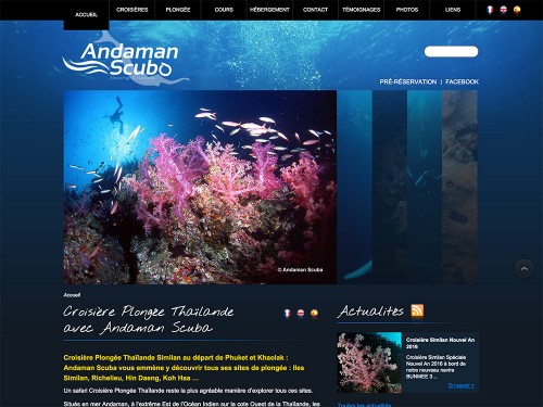 Wordpress : Andaman Scuba